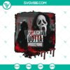 Straight Outta Woodsboro Ghost Face Halloween SVG design for Halloween crafts and decorations.