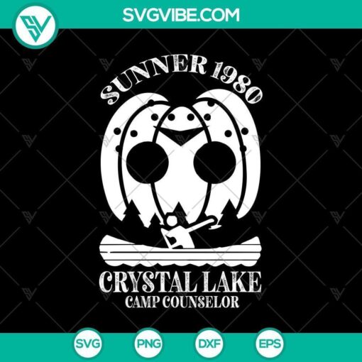 sunner 1980 crystal lake camp counselor svg halloween svg horror svg halloween scary svg