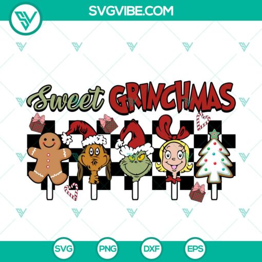 sweet grinchmas svg dxf eps png files