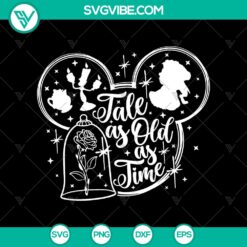 Halloween, SVG Files, Walt Disney SVG, Tale As Old As Time SVG, Disney Logo SVG 17