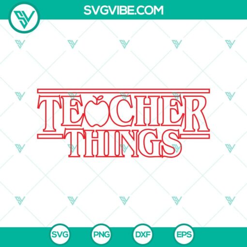 teacher things svg stranger things svg the up side down svg