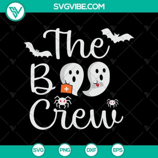 the boo boo crew svg scary svg halloween svg