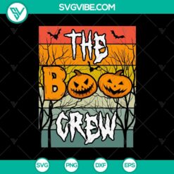 The Boo Crew Halloween SVG, Halloween SVG, Scary SVG, Oct 31 SVG