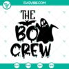 Spooky Halloween Boo Crew SVG design perfect for October 31 projects.