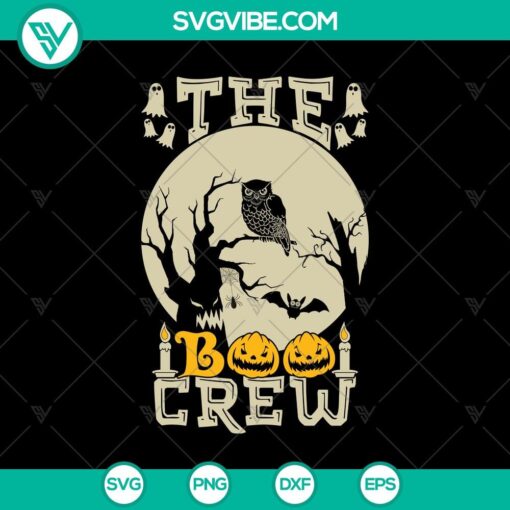 the boo crew svg scary svg halloween svg 1