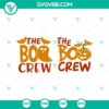 Spooky Halloween themed SVG design featuring The Boo Crew for crafts and decor projects.