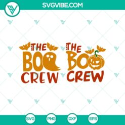 The Boo Crew SVG, Scary SVG, Halloween SVG