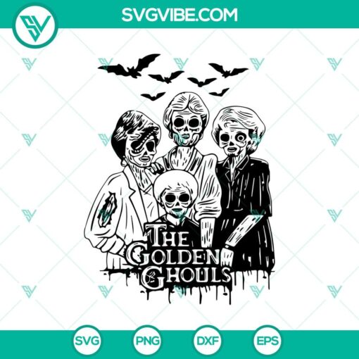 the golden ghouls svg horror the golden girl svg halloween svg