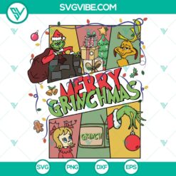 The Grinch Merry Grinchmas SVG DXF EPS PNG Files