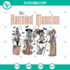 Haunted Mansion Comic SVG DXF EPS PNG Cut Files for Halloween Cricut & Silhouette Designs, spooky and stylish Halloween graphics.