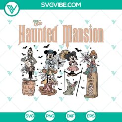 The Haunted Mansion Comic SVG DXF EPS PNG Cut Files, Halloween SVG File, Halloween Cricut &amp; Silhouette Designs