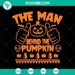 The Man Behind Pumpkin SVG, Horror SVG, Halloween SVG, Halloween Scary SVG