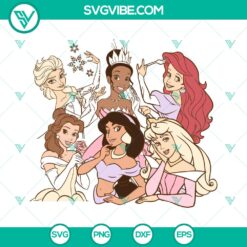The Princess in Disneyland SVG | Magical Princess Cut Files