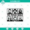 Psycho Bunch SVG featuring horror characters for Halloween design, spooky and eerie theme illustrative elements.