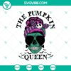 Pumpkin Queen, Momster, Skull Messy Bun Halloween SVG bundle for crafting.