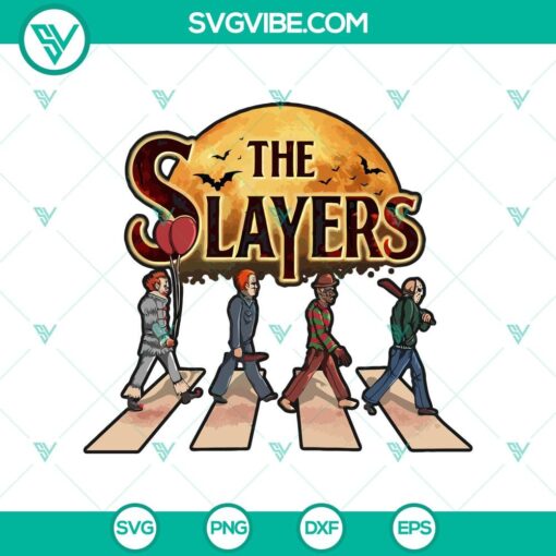 the slayers walking svg horror characters svg halloween horror svg