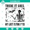 Last Flying Fuck SVG for Halloween, cut files for Cricut and Silhouette, featuring a humorous design perfect for spooky crafting projects.