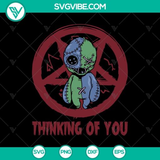 thinking of you voodoo doll halloween svg halloween svg scary svg oct 31 svg