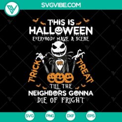 Halloween, SVG Files, The Nightmare Before Christmas SVG, This is Halloween 7