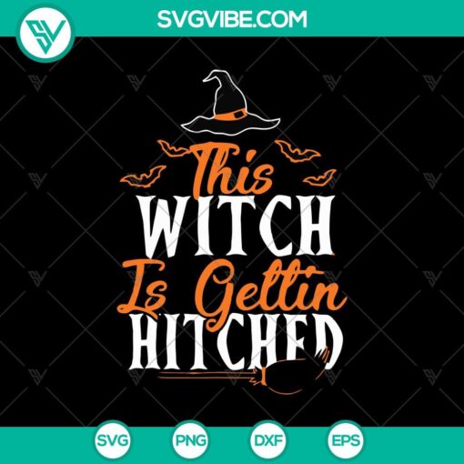 this witch is gettin hitched svg witch svg halloween svg