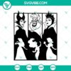 Three Witches Bad SVG, Disney Bad Witches SVG, Halloween SVG design featuring wicked witch silhouettes in a spooky and fun theme.