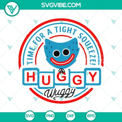 time for a tight squeeze huggy wuggy svg poppy playtime svg friday night funkin8217 mod svg