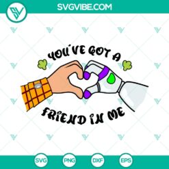 Toy Story Friends You've Got a Friend in Me SVG | Disney Friendship Cut Files
