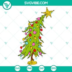 Trendy Christmas Tree SVG DXF EPS PNG Files