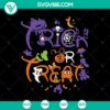 Trick or Treat Disney SVG design with Halloween theme, showcasing scary and spooky elements from Walt Disney. Great for Halloween crafts.