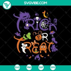 Trick Or Treat Disney SVG, Halloween SVG, Scary SVG, Walt Disney SVG