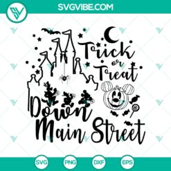 Halloween, SVG Files, Walt Disney SVG, Trick Or Treat Down Main Street SVG, 19