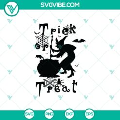 Trick or Treat Halloween SVG with Scary Oct 31 design perfect for Halloween crafts and decorations.