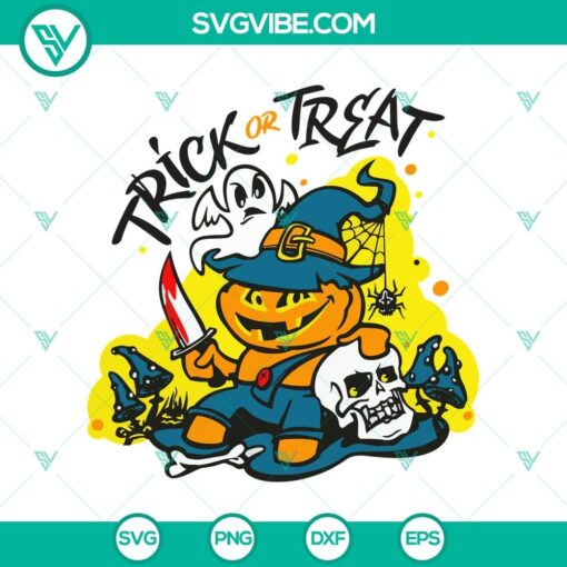 trick or treat halloween svg horror pumpkin svg spooky halloween svg