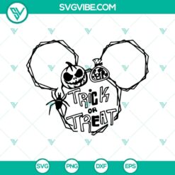Trick Or Treat Mickey SVG, Disney Pumpkin SVG, Halloween Trich Or Treat SVG