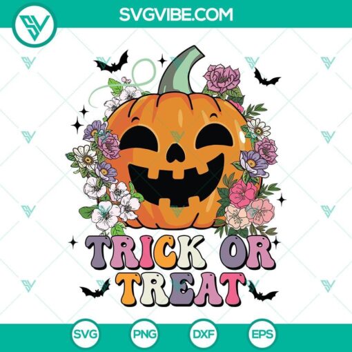 trick or treat pumpkin svg dxf eps png cut files