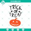 Spooky Halloween SVG with Trick or Treat Smell Pumpkin design, perfect for festive crafts.