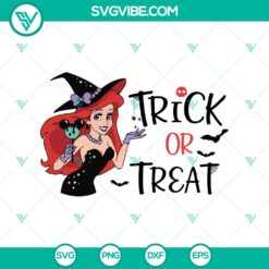 Halloween, SVG Files, Walt Disney SVG, Trick Or Treat SVG, Ariel Halloween SVG, 11