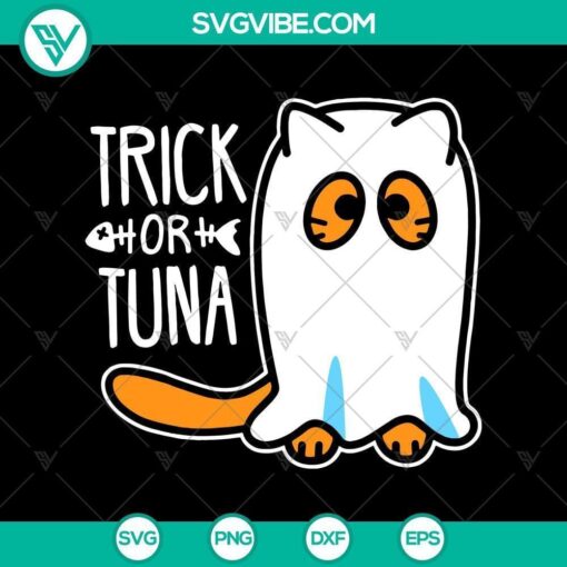 trick or tuna svg horror svg halloween svg halloween scary svg