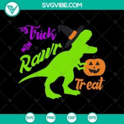 Trick Rawr Treat Halloween SVG, Halloween SVG, Horror SVG, Halloween Scary SVG