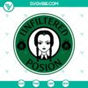 Halloween-themed SVG design featuring Unfiltered Poison and Wednesday Addams elements, perfect for spooky graphic projects.