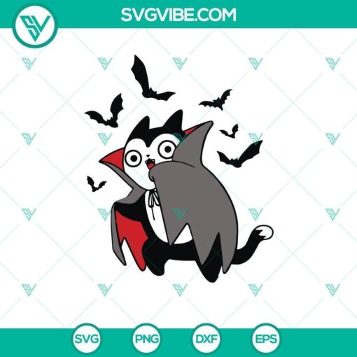 vampire cat svg scary svg halloween svg