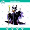 Villains Witch Donald Duck SVG featuring Halloween Disney design, perfect for crafts and projects.