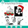 Vince Guaraldi Trio digital files for cut machines - SVG, DXF, EPS, PNG. Ideal for seasonal crafts and projects.