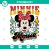 Vintage Checkered Disney Minnie Mouse SVG | Retro Disney Cut Files 2
