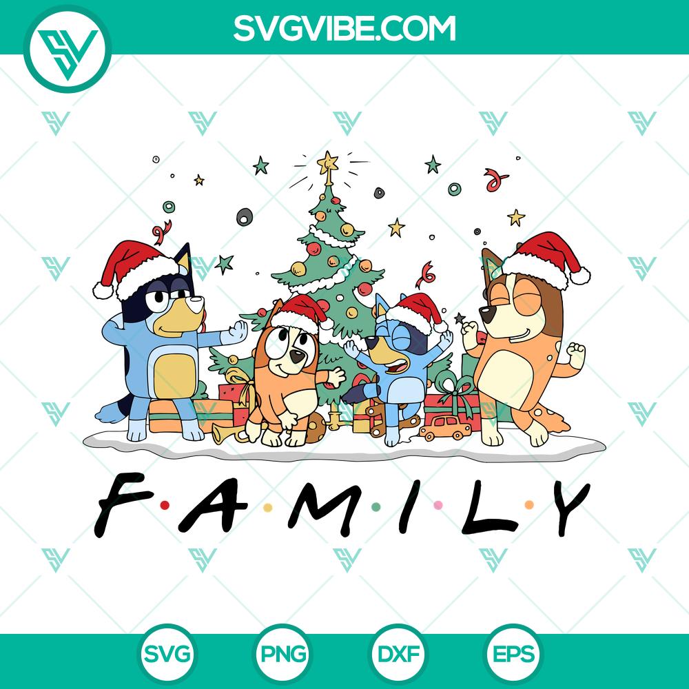 Vintage Christmas Bluey Family SVG | Retro Cartoons Holiday Cut Files Vintage Christmas Bluey Family SVG | Retro Cartoons Holiday Cut Files