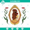Vintage Disney Beauty and the Beast SVG | Classic Princess Cut Files 3