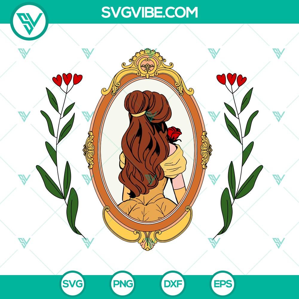 Vintage Disney Beauty and the Beast SVG | Classic Princess Cut Files Vintage Disney Beauty and the Beast SVG | Classic Princess Cut Files