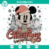 Vintage Disney Mickey Christmas themed SVG DXF EPS PNG files with classic festive designs for crafts and printing.