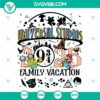 Vintage Disney Universal Studios 2025 SVG | Retro Family Trip Cut Files 3