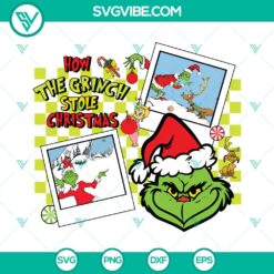 Vintage How the Grinch Stole Christmas SVG | Classic Holiday Cut Files